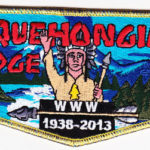 Aquehongian Lodge #112 75th Anniversary LEC Flap S42