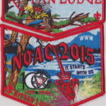 Kittan Lodge #364 2015 NOAC Red Bordered Set S34X17