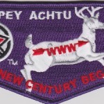 Tschipey Achtu Lodge #95 100th OA Centennial Flap S17