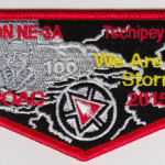 Tschipey Achtu Lodge #95 Section NE 3A 2015 NOAC Flap S18