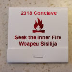 Section NE-4A 2018 Conclave Promotional Matchbook.