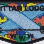 Kittan Lodge #364 Autism Awareness Flap S43