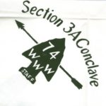 Section NE-3A 1974 Conclave Staff Neckerchief